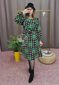 پیراهن چین دار