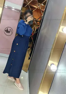 دامن بغل دکمه