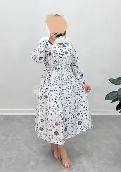 پیراهن خامه دوزی نیلا