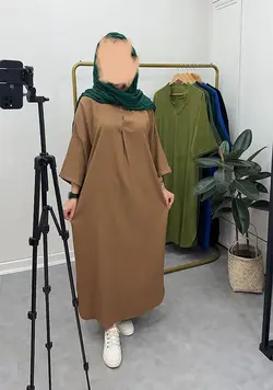 پیراهن مانتویی شیدا