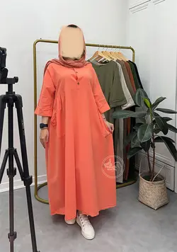 پیراهن مانتویی بلند