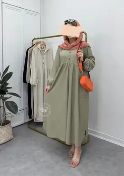 پیراهن مانتویی روجا