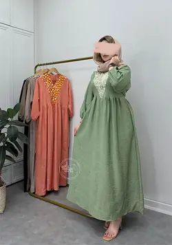 پیراهن مانتویی ملیسا