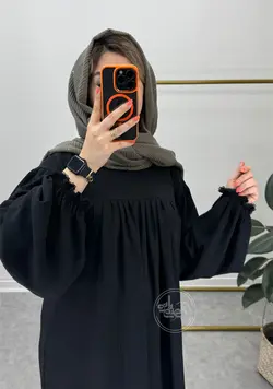 پیراهن آستین لبه تور