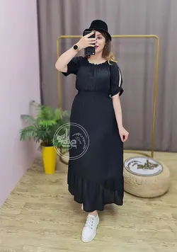 پیراهن مجلسی یقه قایقی
