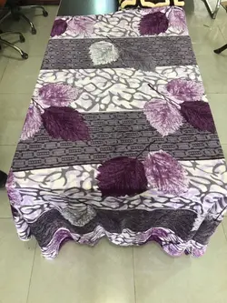 پتو مسافرتی طرح گل بنفش و یاسی - دیجی اجناس