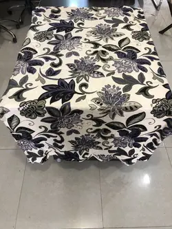پتو مسافرتی طرح گل مشکی - دیجی اجناس