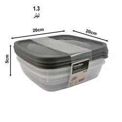 ظرف نگهدارنده هوبی لایف مجموعه سه عددی