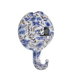 قلاب سامورایی فیکا طرح گلدار آبی