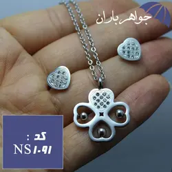 نیم ست استیل طرح گل کد NS_1091