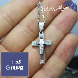 گردنبند صلیب همراه با زنجیر کد G_1935