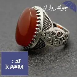 انگشتر عقیق یمنی اصل درشت فاخر مردانه کد R_2398