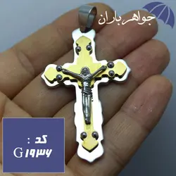 گردنبند صلیب شمایل مسیح کد G_1936