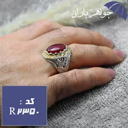 انگشتر عقیق یمنی اصل دست ساز فاخر مردانه کد R_2350