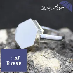 انگشتر نقره چرخشی مناسب جاسازی دعا کد R_1692