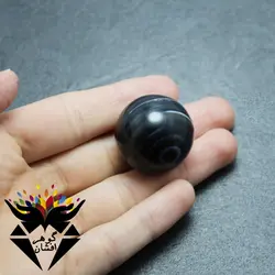 گوی سنگی عقیق باباقوری اصل کد H_1024
