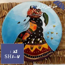 دیوارکوب سفالی فانتزی طرح مادر و فرزند کد SH_1007