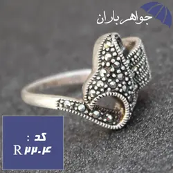 انگشتر نقره ترک مارکازیتی زنانه کد R_2204