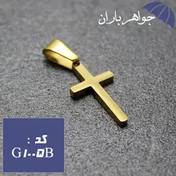 گردنبند صلیب طلایی کوچک کد G_1005B