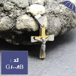 گردنبند صلیب شمایل مسیح کد G_1008B
