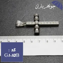 گردنبند صلیب مردانه کد G_1015B
