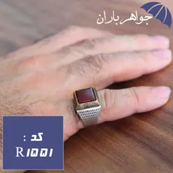 انگشتر عقیق مردانه قدیمی کد R_1551