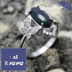 انگشتر اوپال هفت رنگ آفریقایی خوشرنگ کد R_2535