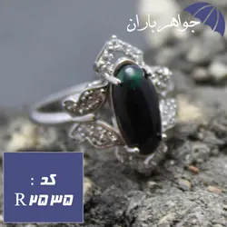 انگشتر اوپال هفت رنگ آفریقایی خوشرنگ کد R_2535