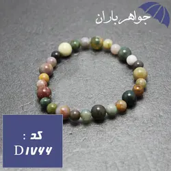 دستبند عقیق خزه ای اصل اسپرت کد D_1766