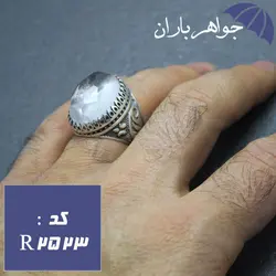 انگشتر در نجف اصل تراشدار مردانه درشت کد R_2523