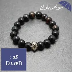 دستبند عقیق سلیمانی اصل اسپرت کد D_1016B