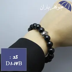 دستبند عقیق سلیمانی اصل اسپرت کد D_1016B