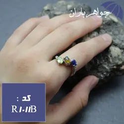 انگشتر چند جواهر زنانه کد R_1011B