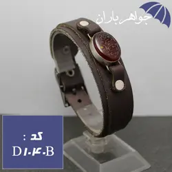 دستبند عقیق اصل حکاکی یا علی مدد کد D_1040B