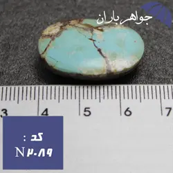 نگین فیروزه نیشابوری شجری اصل و معدنی خوشرنگ کد N_2089