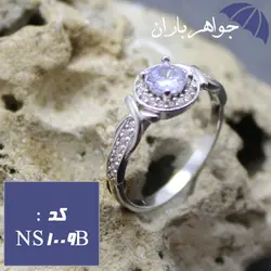 نیم ست نقره زنانه کد NS_1009B