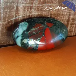 نگین سنگ خون آفریقایی اصل خوش طرح N3003
