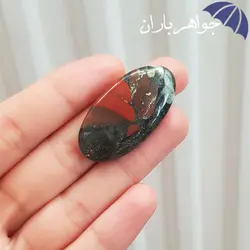 نگین سنگ خون آفریقایی اصل خوش طرح N3003