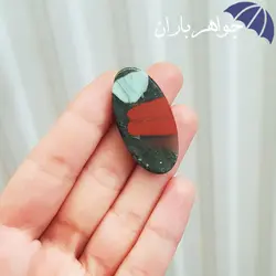 نگین سنگ خون آفریقایی اصل خوش طرح N3003