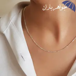 زنجیر نقره ونیزی زنانه Z3006