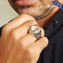 انگشتر در نجف اصل دست ساز سیاه قلم R3017