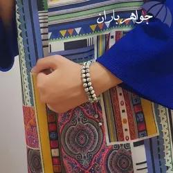 دستبند بافت دوبل جید مات D3031