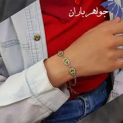 دستبند زبرجد اصل دورجواهری D3032