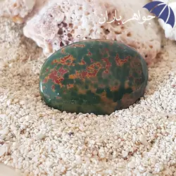 نگین سنگ خون اصل خوش طرح N3019