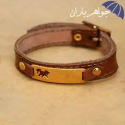 دستبند چرم نماد ماه تولد خرداد D3034