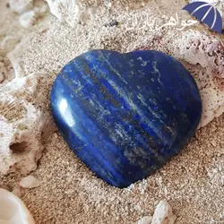 سنگ لاجورد افغانی اصل طرح قلب ST3008
