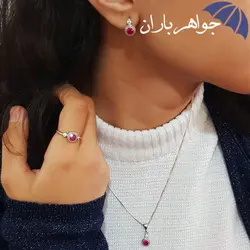 نیم ست نقره ظریف زنانه NS3004