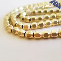 تسبیح برنجی 101 دانه تراش چندوجهی T3016