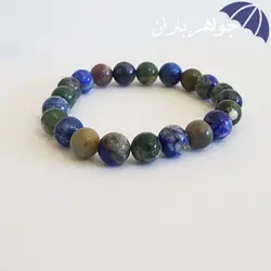 دستبند لاجورد و جاسپر اصل خوشرنگ D3045