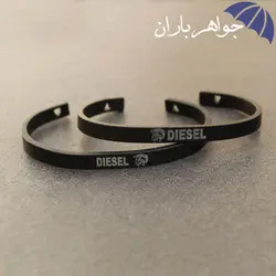 دستبند استیل مشکی DIESEL اسپرت D1512